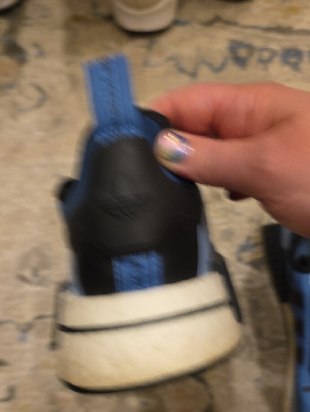 adidas Blue and Black NMD V2 Athletic Sneakers - Picture 8 of 13